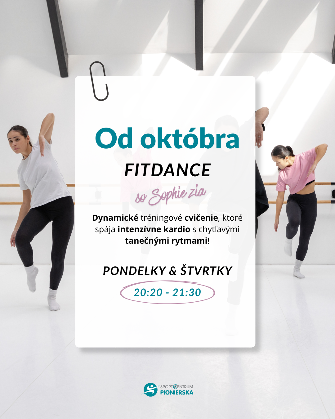 Od októbra štartuje FitDance so Sophie Zia